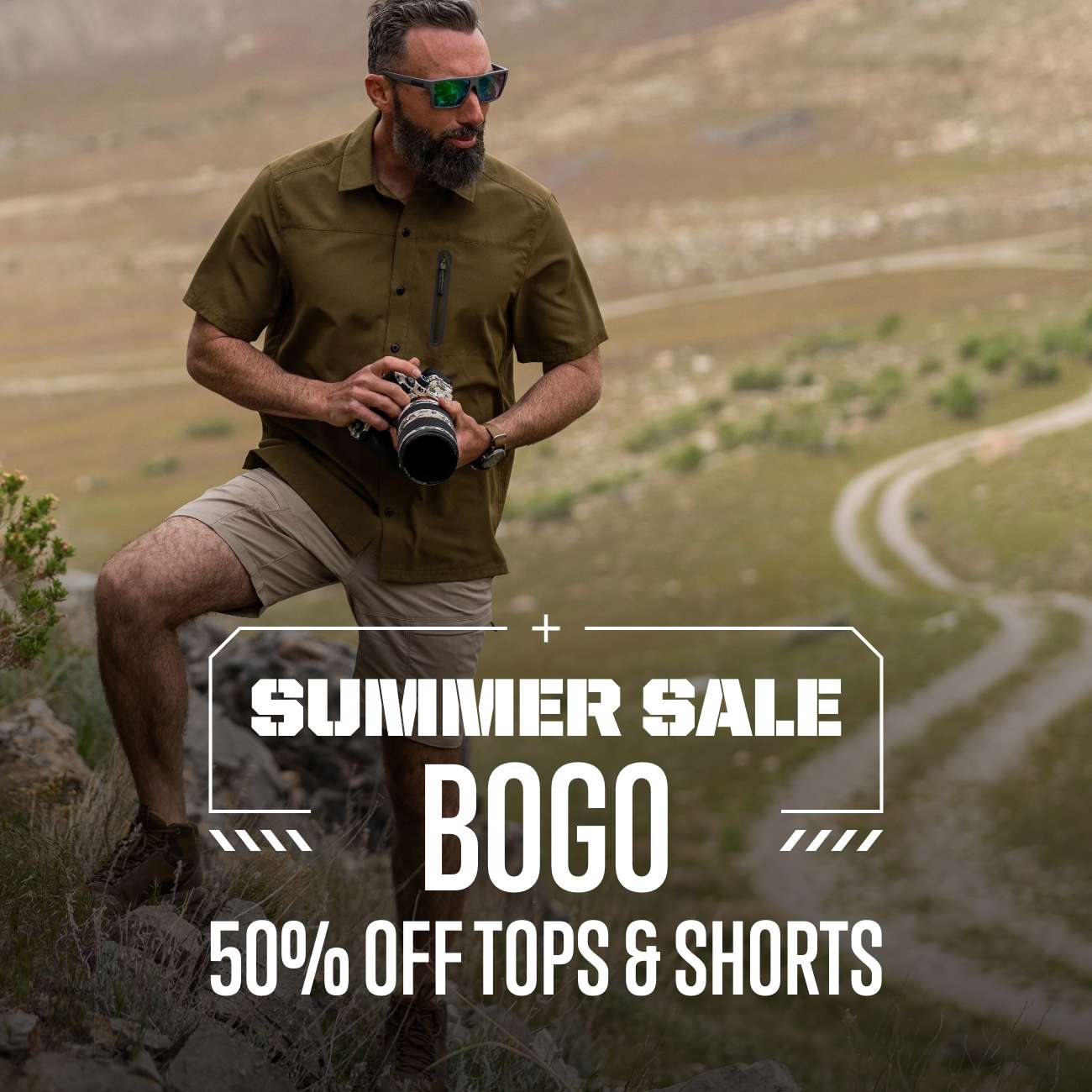 Summer Sale: BOGO 50% off Tops and Shorts
